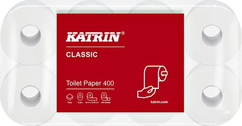 Toiletpapier Katrin 14293 Classic 400 2laags 48rollen artikel afbeelding