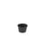 Bakje papier (FSC®) rond zwart 1.0oz / 30ml , ø 44 x h27mm