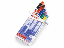 Edding Permanent marker 3000 1,5 - 3 mm, assorti (doos 10 stuks)