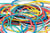 Elastiek Standard Rubber Bands 18 50gr 94 stuks assorti