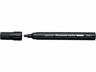 VILTSTIFT QUANTORE PERM ROND 2-3MM ZWART artikel afbeelding