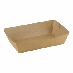 FSC® kraft/PLA coated snackbakje 150x85x43mm A14 artikel afbeelding