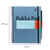 Projectboek Pukka Metallic Executive A4 lijn 5-tabs 4-gaats 200 pagina's 80gr assorti