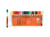 Creotime Textielstift 2-4mm assorti/pk18 (pak 18 stuks)