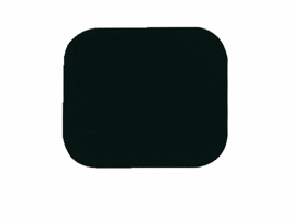 Muismat Fellowes standaard 200x228x4mm zwart