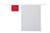 Wandlijst MAUL Express papierrail 50cm zelfklevend wit