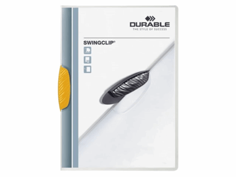 KLEMMAP DURABLE 2260 SWINGCLIP GEEL artikel afbeelding