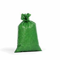 Standaard afvalzakken, LDPE, 70 l 60 µm (Kleur: Groen; Materiaaldikte: 55 µm)