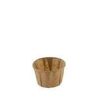 FSC® papieren sausbakje 1,25oz / 37ml, kleur bruin