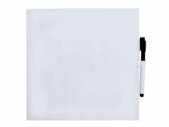 WHITEBOARD DESQ 35X35CM RANDLOOS + MARKER MAGNETISCH artikel afbeelding