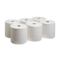 Kimberly Clark Controlomatic handdoekrol, 1-laags, kleur wit. Verpakt per 6rol