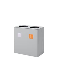Afvalbak voor kringloopmateriaal inhoud 2x30 l met binnenemmers