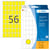 Etiket HERMA 2341 12x18mm geel 1792 stuks