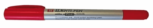 VILTSTIFT BRUYNZEEL IDENTI PEN ROOD artikel afbeelding