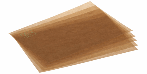 Kraft vetvrij papier MaterBi-coating 25,5x35cm 5kg artikel afbeelding