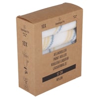Copenhagen Pro Nylon Aflakroller, 10 cm, 6 mm vacht, (10 stuks)