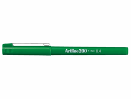 FINELINER ARTLINE 200 ROND 0.4MM GROEN artikel afbeelding