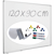 Economy whiteboardset incl. toebehoren b x h = 1200x900 mm