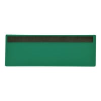 Etikethouders, VE = 50 stuks met magneetstrook (Breedte: 220 mm; Hoogte: 80 mm; Kleur: Groen; Voor papierformaat: 210x74 mm)