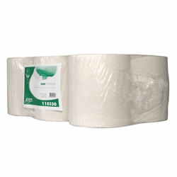 Midi poetspapier Euro recycled naturel 1 laags, 300 meter x 20 cm. artikel afbeelding