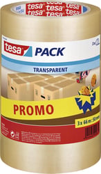 Verpakkingstape Tesa 57008 50mmx66m transparant promopack artikel afbeelding