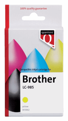 Inkcartridge Quantore Brother LC-985 geel artikel afbeelding