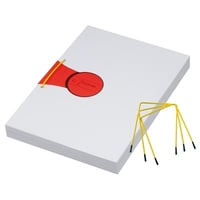 Archiefbinder Jalema pli-fix geel/pk10