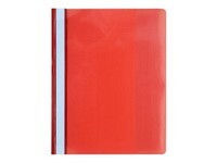 Exacompta Premium Snelhechtmap A4, PVC, 300 vel, Rood (pak 10 stuks)