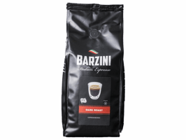 BARZINI Dark Roast Espresso, UTZ Koffiebonen, 1 kg (doos 8 kilogram)
