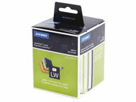 Etiket Dymo labelwriter 99019 59mmx190mm ordner breed rol à 110 stuks