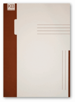 Trias binnenmap afmeting 31x22,5 cm. Kleur bruin.