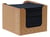 Servetten Biosoft 20x20cm zwart/pk100