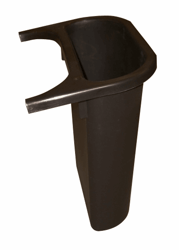 Scheidingsbak 4,5 ltr, Rubbermaid, kleur zwart, model VB 002950 artikel afbeelding