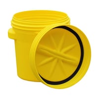 PE-veiligheidsvat met UN-codering met schroefdop inhoud (Diameter: 520 mm; Diameter boven: 520 mm; Diameter onder: 430 mm; Openingsdiameter: 493 mm; Gewicht: 6 kg; Hoogte: 530 mm; Inhoud: 77 l)