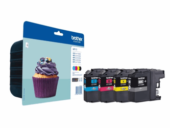 INKCARTRIDGE BROTHER LC-123 ZWART 3 KLEUREN artikel afbeelding