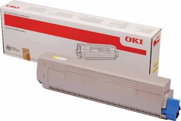TONERCARTRIDGE OKI 45862814 10K GEEL artikel afbeelding