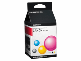 Inktcartridge Quantore alternatief tbv Canon PGI-525+CLI-526 2 zwart + 3 kleuren