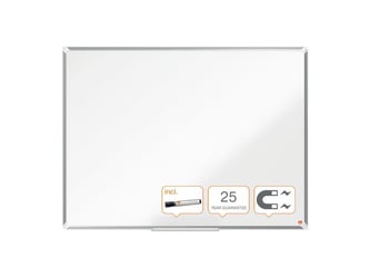 Nobo Premium Plus Magnetisch Whiteboard, Emaille, 600 x 450 mm, Wit artikel afbeelding