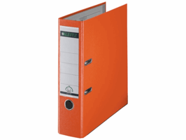 Ordner Leitz 1010 180° 80mm PP A4 oranje
