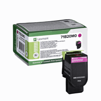 Tonercartridge Lexmark 71B20M0 rood