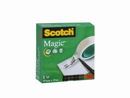 Scotch® Plakband 810 Magic™ 19 mm x 10 m, asgat 25 mm (rol 10 meter)