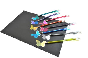 Gelschrijver Pentel K110 Dual Metallic display à 8 kleuren