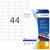 Herma Weerbestendige folie etiketten 48,3x25,4 mm, 4690 (pak 1100 stuks) artikel afbeelding