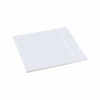 Suikerriet bord "Karo" 200x200x15mm, kleur wit