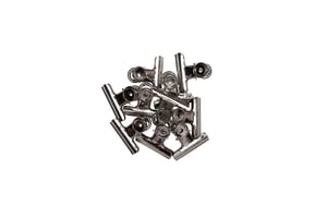 Papierklem MAUL Bulldog 50mm capaciteit 20mm zilver 10 stuks