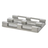 Hygiënepallet, wit, VE = 5 stuks l x b x h = 1200x800x157 mm