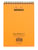 Schrijfblok Rhodia A5 lijn 80 vel 80gr spiraal oranje