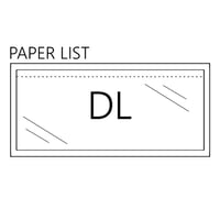 Paper-List paklijst envelop 228mm x 120mm DL