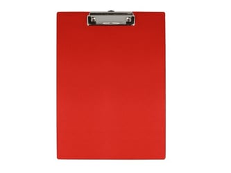 Klembord, A4, PVC, Rood