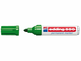 Viltstift edding 550 rond 3-4mm groen